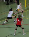 Damenfinale: UAB1-volley16